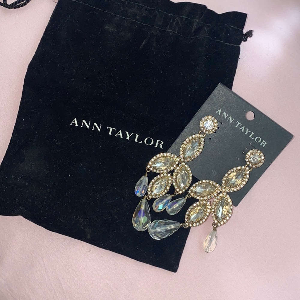 Ann Taylor chandelier earrings - Picture 3 of 6